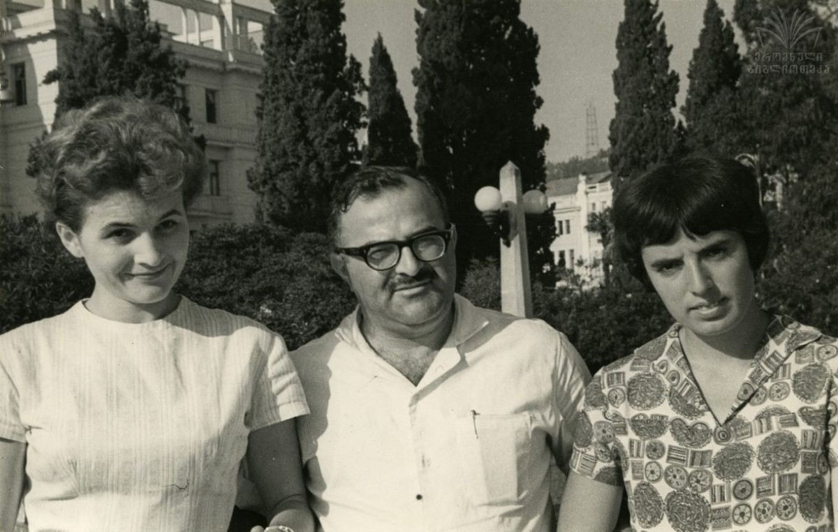 Nona Gaprindashvili with David Gurgenidze